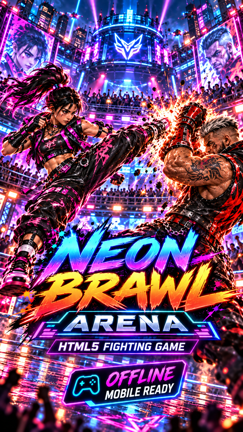 Neon Brawl Arena